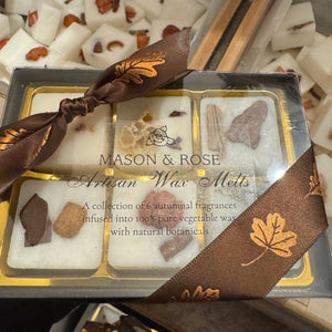 6 Autumnal Botanical Wax Melt Gift Box