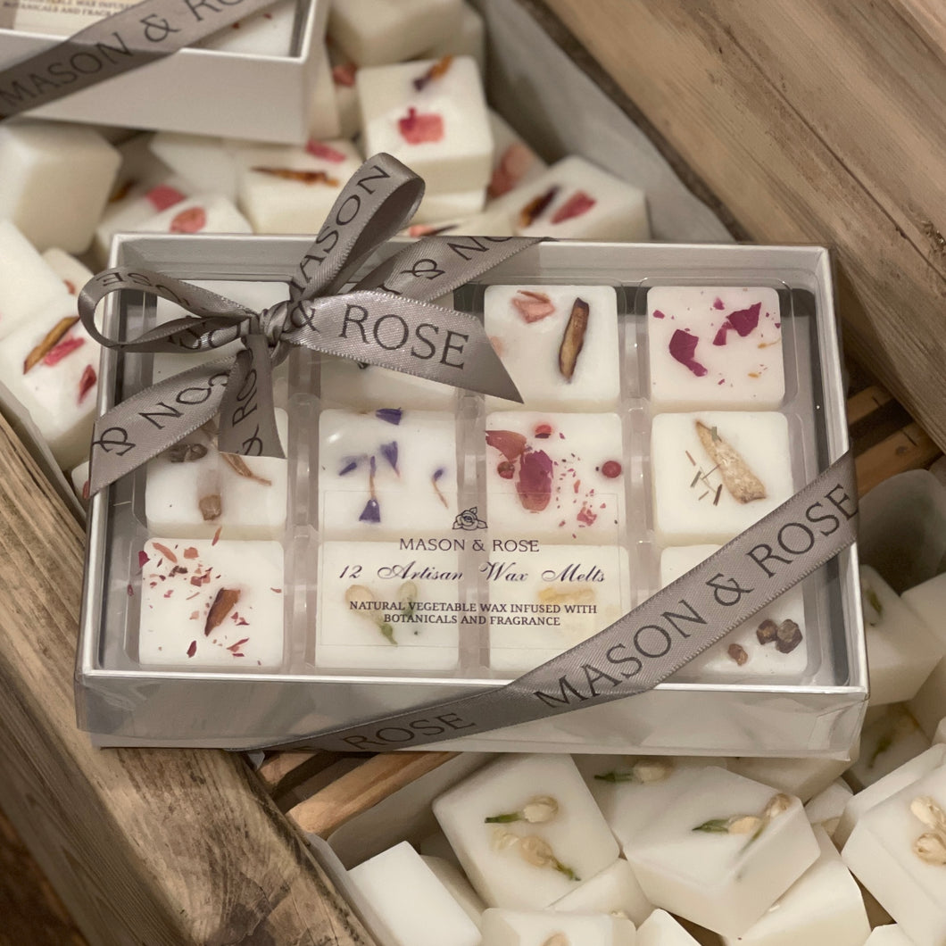 12 Artisan Botanical Wax Melt Gift Box