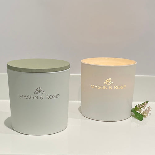 NEW Luxury Three Wick Oakmoss & Amber Candle