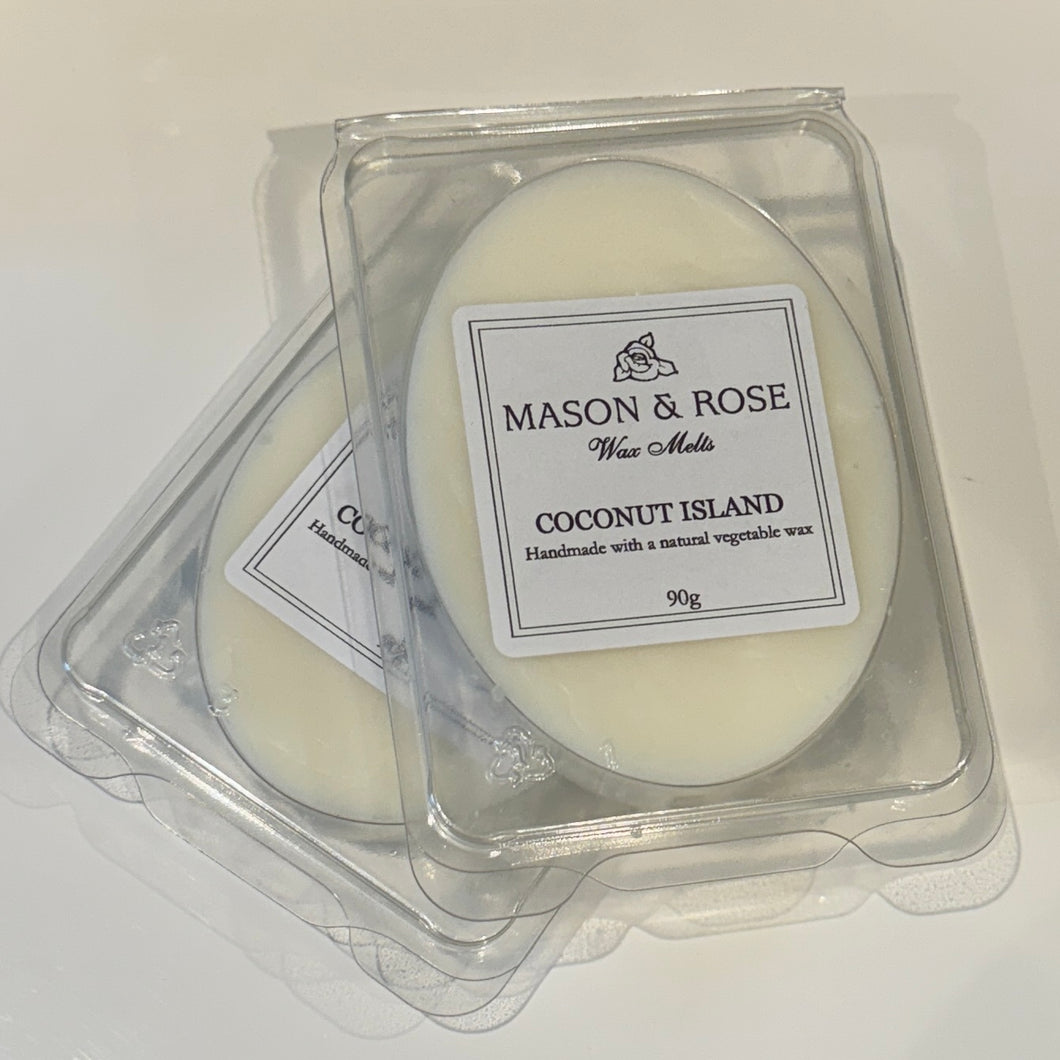 Coconut Island Wax Melt Clamshell