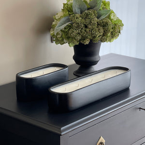 NEW Ceramic Baguette Five & Three Wick Candle